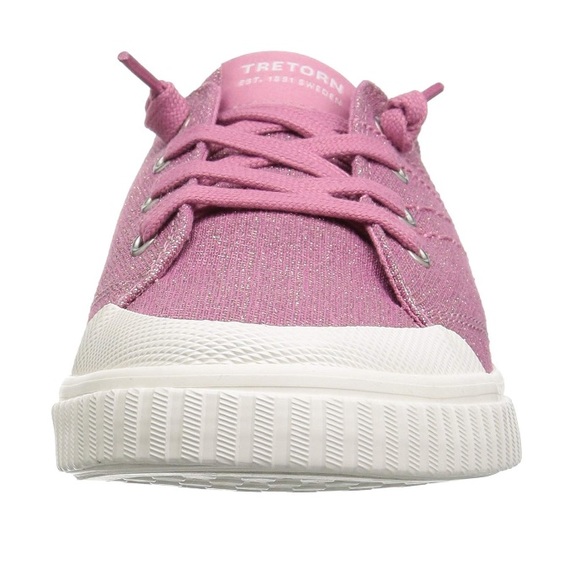 Anthro Tretorn MEG4 Pink Shimmer Sneakers 7 & 7.5 - Picture 6 of 8